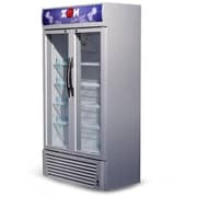 مبرد زجاجات قائم من بابين سعة 650 لترًا موديل ZSF650 من زين