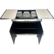 Vincenti 3 Dish Food Warmer Trolley VFWT3D/S23