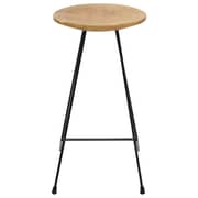 vidaXL Bar Stools 2 pcs Solid Teak Wood