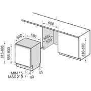 Master Kitchen Built In Dishwasher MKDW FI607314 EHP