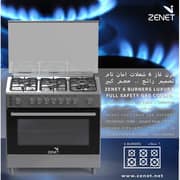 Zenet 6 Burner Gas Cooker ZGC-966