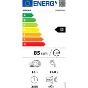 Gorenje Free Standing Dishwasher, 16 Place Settings, 3 Baskets, Total AquaStop Total Dry - Automatic Door Opening - GS643D60X
