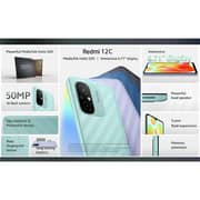 Xiaomi Redmi 12C 128GB 6GB Mint Green 4G Smartphone