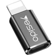Yesido Type-C To Lightning Connector To Adapter Black