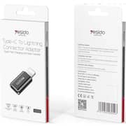 Yesido Type-C To Lightning Connector To Adapter Black