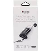 Yesido Type-C To Lightning Connector To Adapter Black