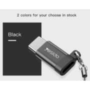 Yesido Micro USB To Type-C to Lightning Connector Adapter Black