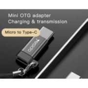 Yesido Micro USB To Type-C to Lightning Connector Adapter Black