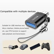 Yesido Portable Micro USB to USB OTG Adapter Black