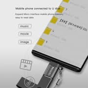 Yesido Portable Micro USB to USB OTG Adapter Black