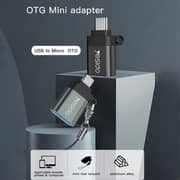 Yesido Portable Micro USB to USB OTG Adapter Black