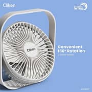 Clikon 3 Speed Recharagbe Fan 6