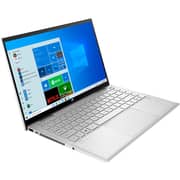 HP Pavilion x360 2-in-1 Convertible (2020) Laptop - 11th Gen / Intel Core i5-1135G7 / 14inch FHD / 512GB SSD / 8GB RAM / Shared Intel Iris Xe Graphics / FreeDOS / English & Arabic Keyboard / Silver / Middle East Version - [14-DY0143NE]
