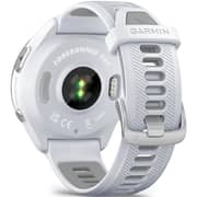 Garmin 010-02809-11 Forerunner 965 Smart Watch 47mm Titanium Bezel With Whitestone Case and Whitestone/Powder Grey Silicone Band