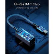  محول سماعات 2×1 USB-C باللون الرمادي من ESR