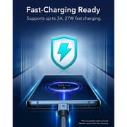  محول سماعات 2×1 USB-C باللون الرمادي من ESR