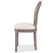 vidaXL Dining Chairs 2 pcs Linen