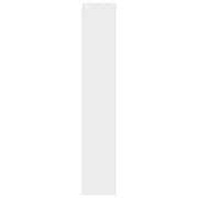 vidaXL 3-Tier Book Cabinet White 40x24x108 cm Engineered Wood