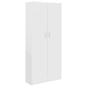 vidaXL Book Cabinet White 82.5x30.5x185.5 cm Engineered Wood