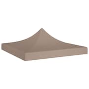 vidaXL Party Tent Roof 2x2 m Taupe 270 g/m2