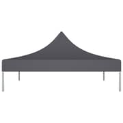 vidaXL Party Tent Roof 2x2 m Anthracite 270 g/m2
