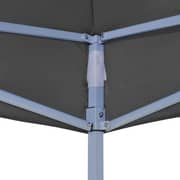 vidaXL Party Tent Roof 2x2 m Anthracite 270 g/m2