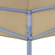 vidaXL Party Tent Roof 2x2 m Beige 270 g/m2