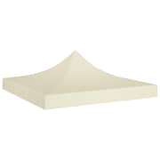 vidaXL Party Tent Roof 2x2 m Cream 270 g/m2