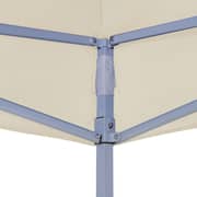 vidaXL Party Tent Roof 2x2 m Cream 270 g/m2