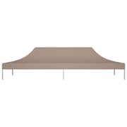 vidaXL Party Tent Roof 6x3 m Taupe 270 g/m2