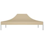 vidaXL Party Tent Roof 4.5x3 m Beige 270 g/m2