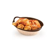 Double Colour Rattan Design Basket
