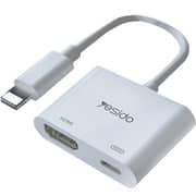 Yesido Lightning To HDMI Adapter White