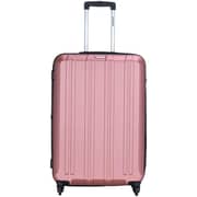 Stargold Set Of 4 Hardside Spinner Abs Trolley Luggage With Number Lock, Rose Pink - 20, 24, 28, 32 Inches