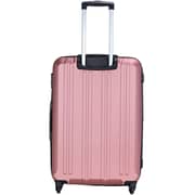 Stargold Set Of 4 Hardside Spinner Abs Trolley Luggage With Number Lock, Rose Pink - 20, 24, 28, 32 Inches