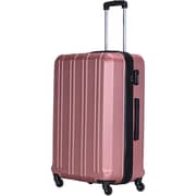 Stargold Set Of 4 Hardside Spinner Abs Trolley Luggage With Number Lock, Rose Pink - 20, 24, 28, 32 Inches