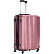 Stargold Set Of 4 Hardside Spinner Abs Trolley Luggage With Number Lock, Rose Pink - 20, 24, 28, 32 Inches