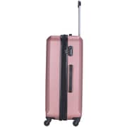 Stargold Set Of 4 Hardside Spinner Abs Trolley Luggage With Number Lock, Rose Pink - 20, 24, 28, 32 Inches