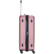 Stargold Set Of 4 Hardside Spinner Abs Trolley Luggage With Number Lock, Rose Pink - 20, 24, 28, 32 Inches