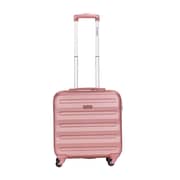 Stargold Single Trolley Cabin Size Spinner 4 Wheels Trolley Luggage With Number Lock 16inch Rose Pink SG-T81D
