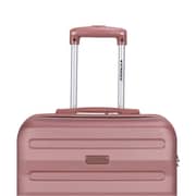 Stargold Single Trolley Cabin Size Spinner 4 Wheels Trolley Luggage With Number Lock 16inch Rose Pink SG-T81D