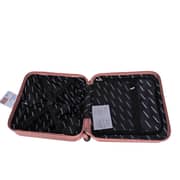 Stargold Single Trolley Cabin Size Spinner 4 Wheels Trolley Luggage With Number Lock 16inch Rose Pink SG-T81D