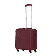 Stargold Single Trolley Cabin Size Spinner 4 Wheels Trolley Luggage with Number Lock 16inch Burgundy SG-T81D