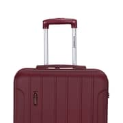 Stargold Single Trolley Cabin Size Spinner 4 Wheels Trolley Luggage with Number Lock 16inch Burgundy SG-T81D