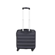 Stargold Cabin Size Single Trolley Spinner 4 Wheels Trolley Luggage With Number Lock 16 Inches Black SG-T81D