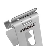Stargold Foldable Bracket Adjustable Aluminum Alloy Phone Stand Silver- SG-899