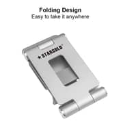 Stargold Foldable Bracket Adjustable Aluminum Alloy Phone Stand Silver- SG-899