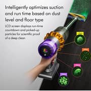 Dyson V15 Detect Cordless Vacuum Cleaner - Yellow/Nickel - International Version