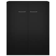 vidaXL Sideboard Black 60x30x75 cm Engineered Wood
