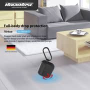Rock Rose Full Body Protective Case For AirPods 3 Black